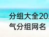 分组大全2022最新版的 高冷二字霸气分组网名