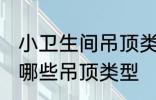 小卫生间吊顶类型有哪些 小卫生间有哪些吊顶类型