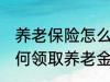 养老保险怎么领取养老金 养老保险如何领取养老金