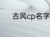 古风cp名字 好听的古风cp名字